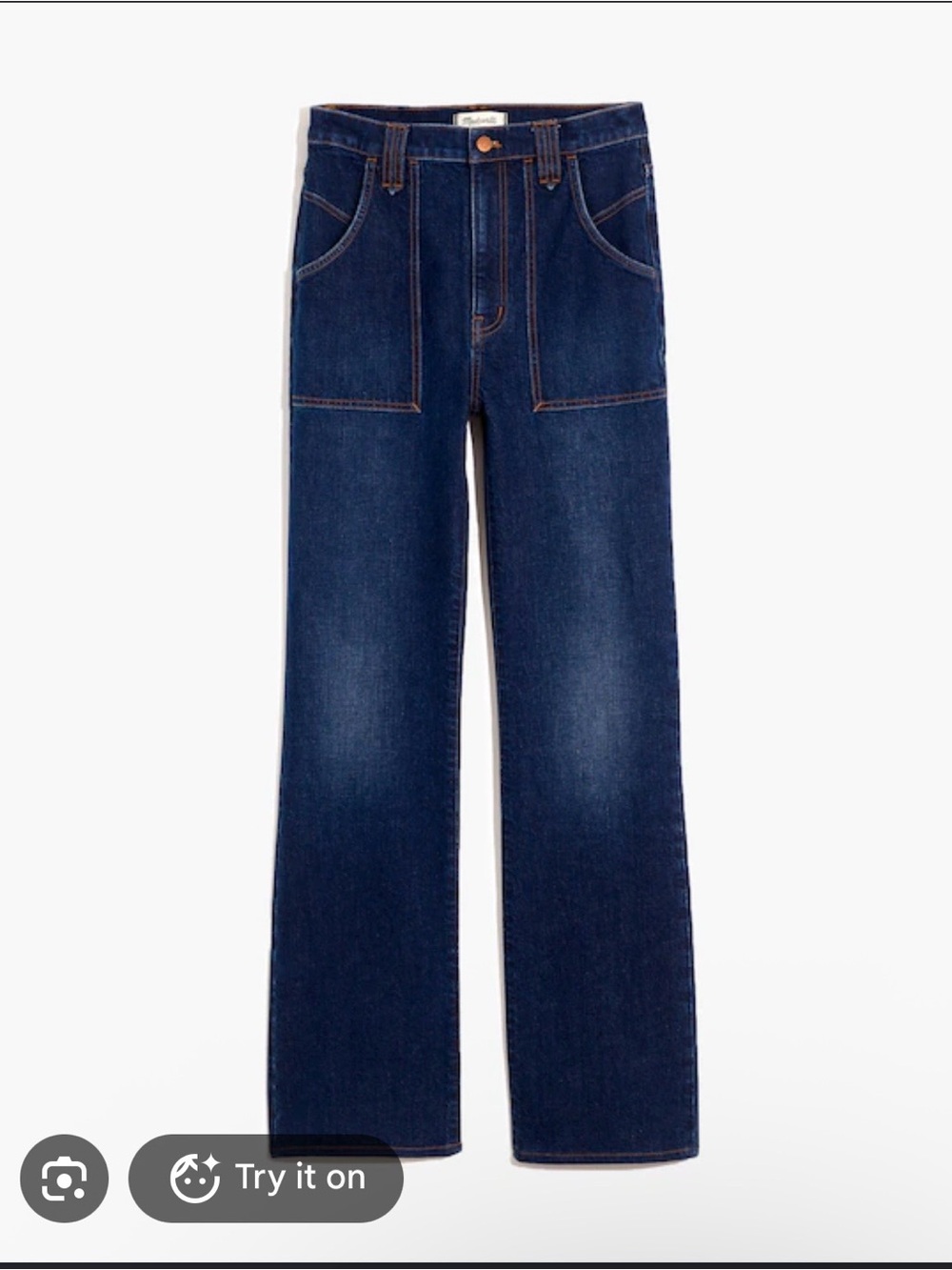 Madewell Women's High-rise Bootcut Jeans Hezelton Wash: Carpenter Edition